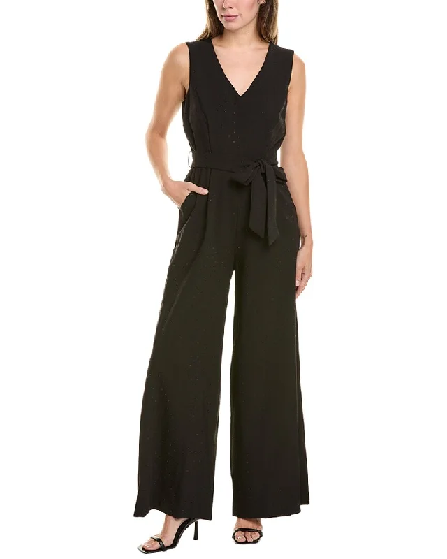 Limited Time Deal Vince Camuto V-Neck Wide Leg Jumpsuit