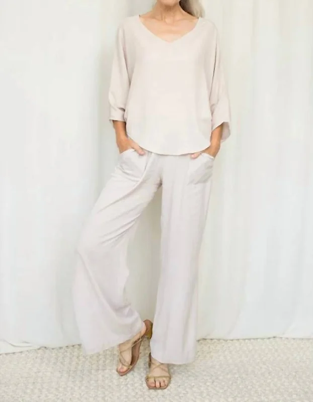 Spring Fashion Chill Pant In Oyster