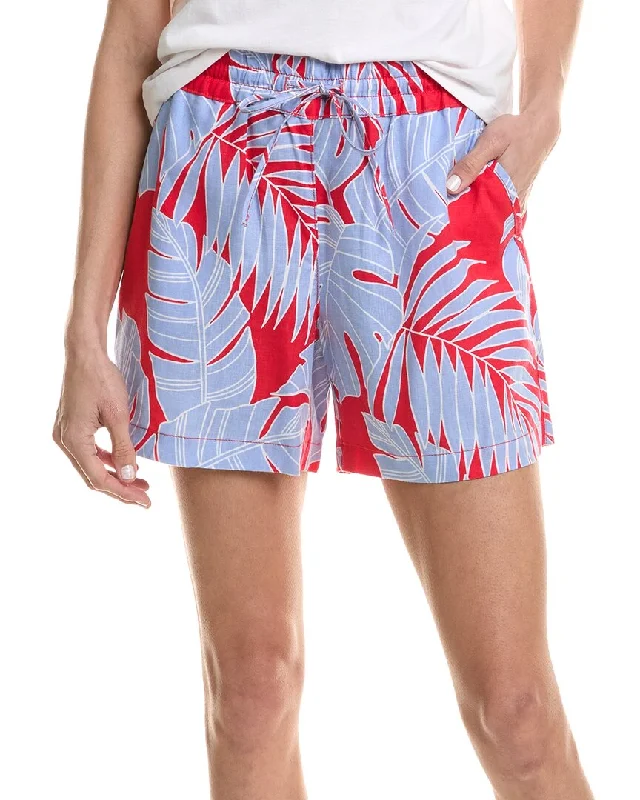 Current Trends Tommy Bahama Peninsula Palms High-Rise Linen Easy Short