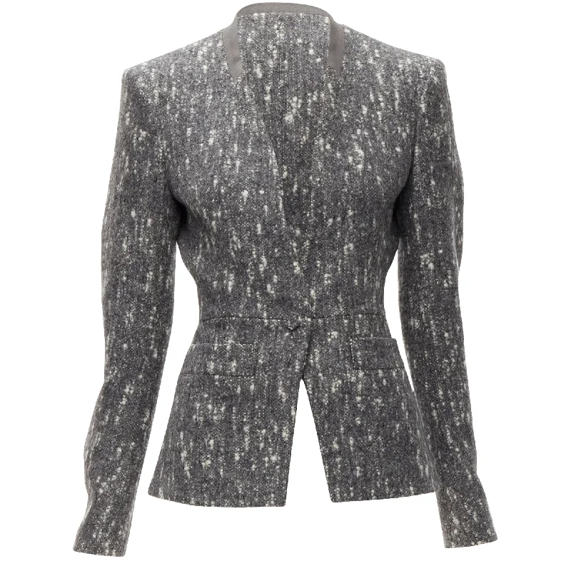 Mid - Week Surprise Balenciaga Ghesquiere speckled fitted blazer jacket