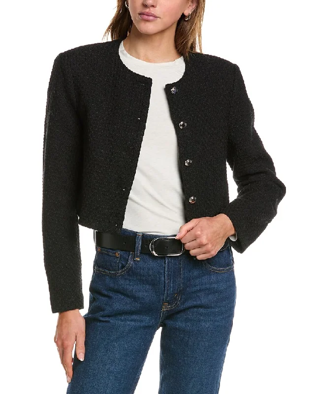 All Season Basics Discount Femme Society Wool-Blend Jacket