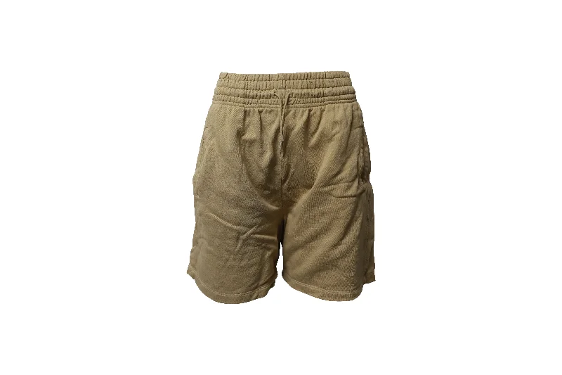 Festival Fashion Agolde Boxing Track Shorts in Brown Cotton