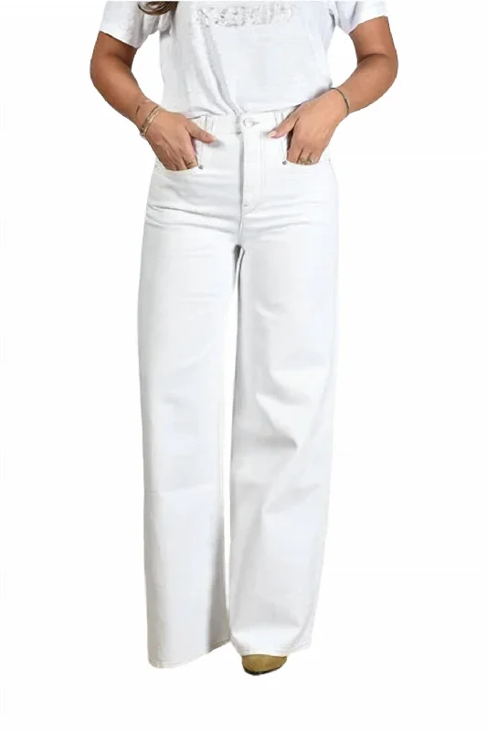 Trend Forward Threads Lemony Pant In White