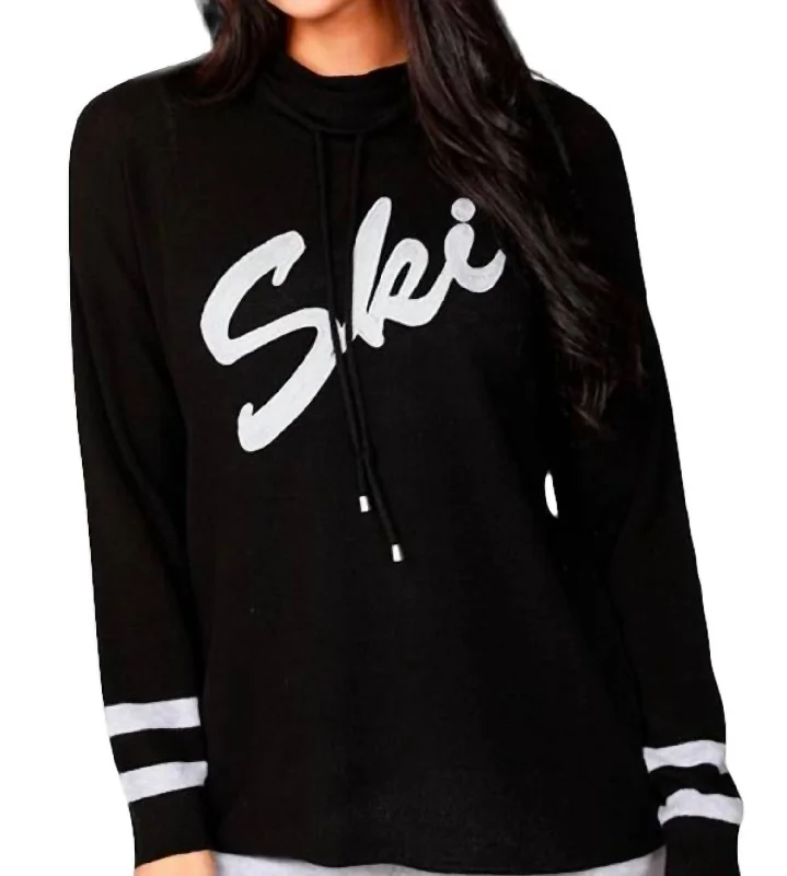 Shop Sale Items Ski Drawstring Pullover In Black/gray