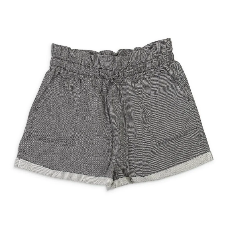 Quality Wear CALLIPYGIAN PAPERBAG BLACK GRAY SHORTS