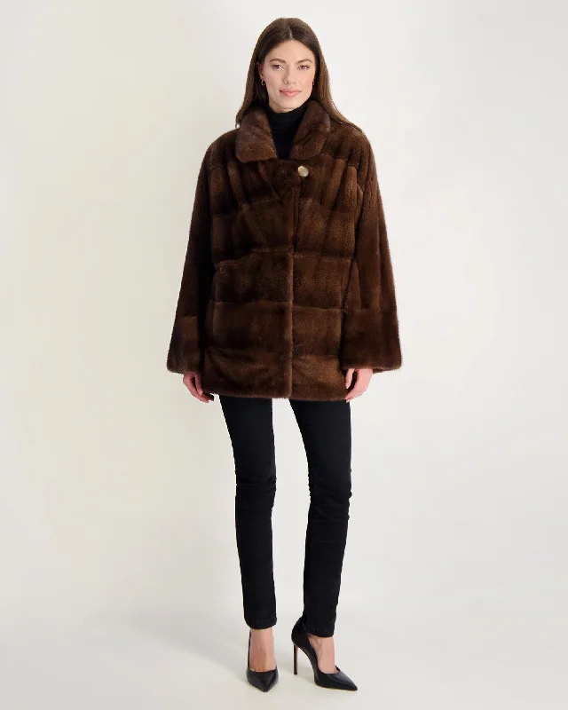 Timeless Elegance Redefined Mink Jacket