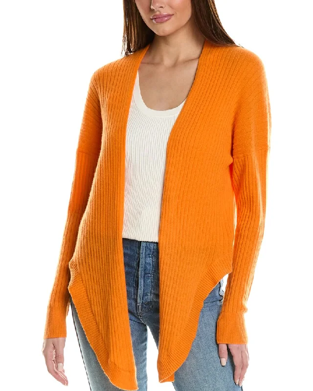 Urban Femme Streetwear Autumn Cashmere Rib Cashmere Cardigan