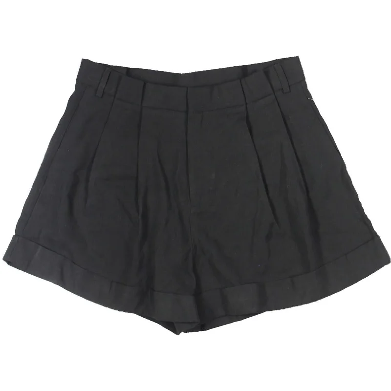 Best Sellers Womens High Wasted Pleated High-Waist Shorts