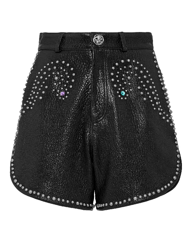 Fast Fashion Favorites Vintage Leather Hot Pants