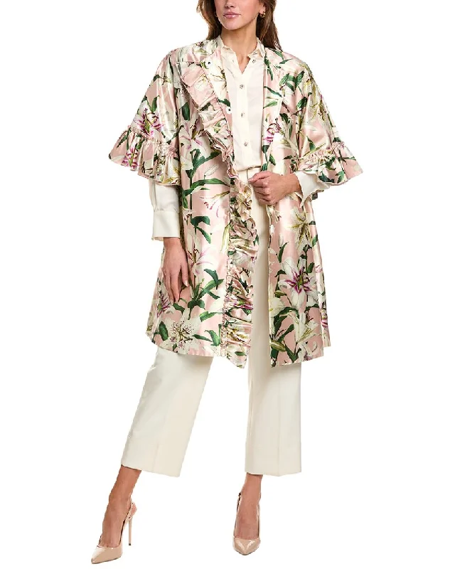 Refined Simplicity Dolce & Gabbana Silk Coat