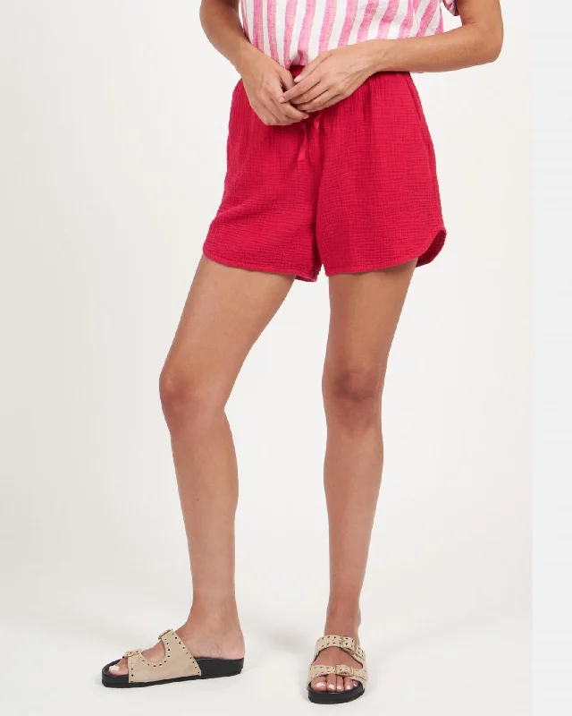 Casual Chic Soko Woven Short In Grenadine