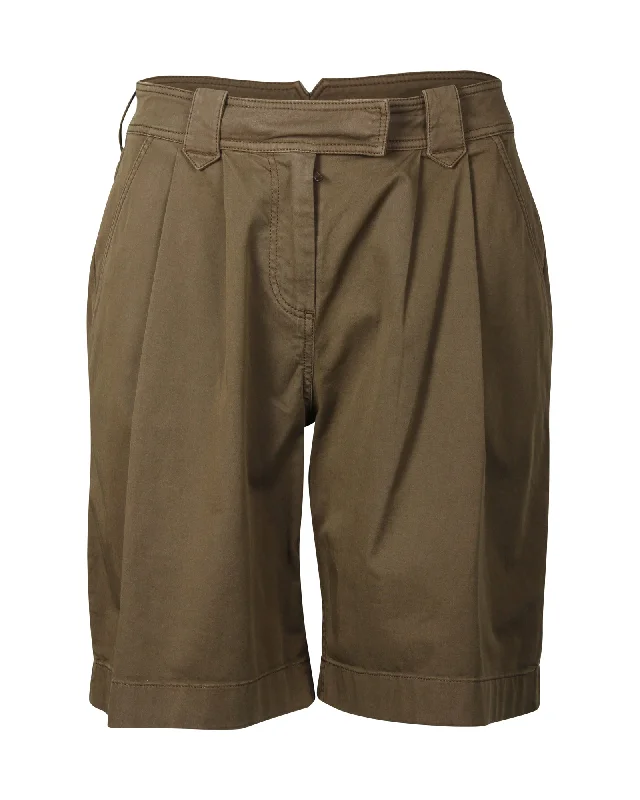 All Season Fashion Collection Burberry Brit Casual Shorts in Brown Organic Cotton