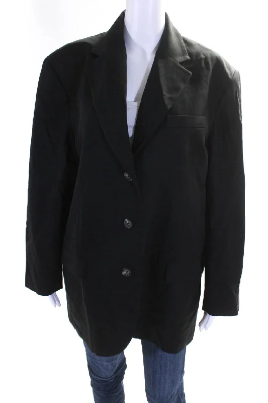 Hot Trends Everlane Womens The ’80s Blazer  Black