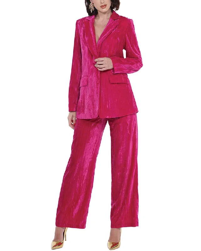 Hot Picks Love The Queen 2pc Blazer & Pant Set