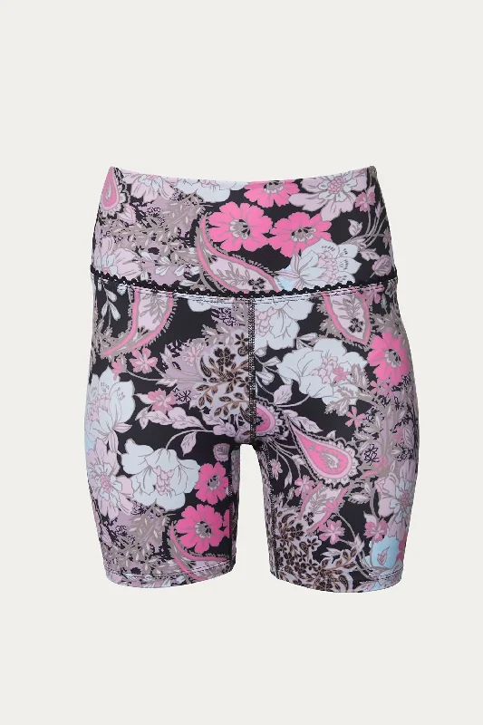 Gorgeous Glamour Collection Bike Short In Fandango Paisley