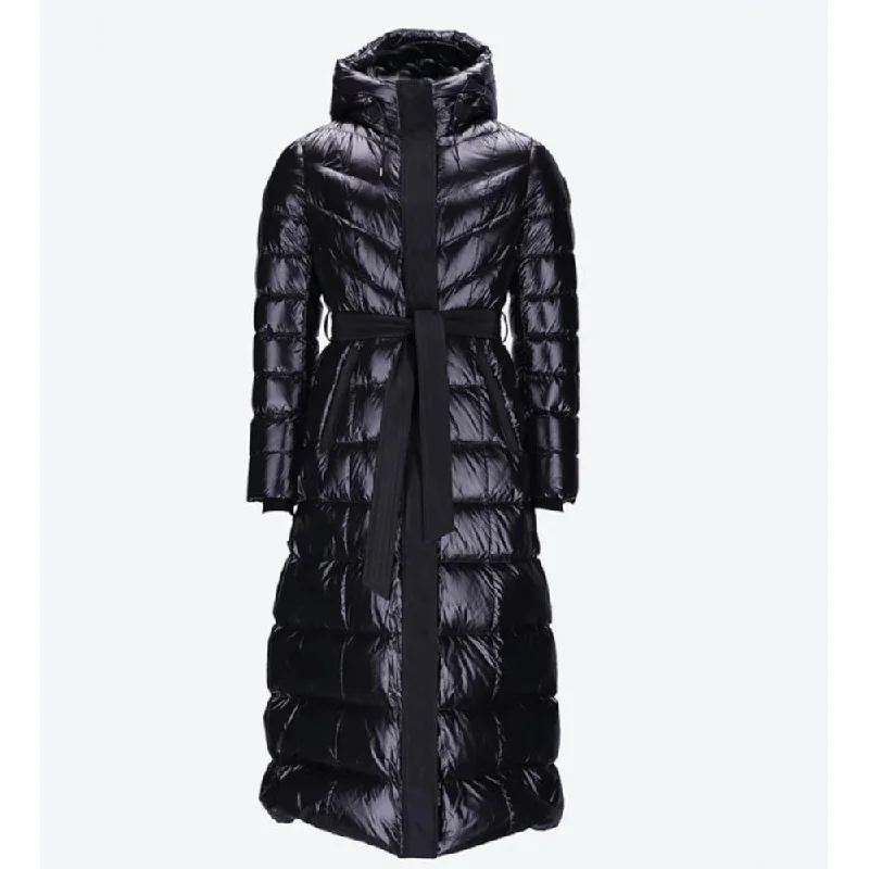 Seasonal Fashion Mackage Women's Calina Puffer Maxi Coat, Black