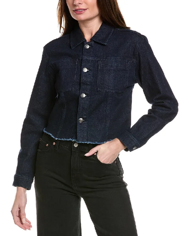 Cutting Edge Fashion HUDSON Jeans Cropped Denim Jacket