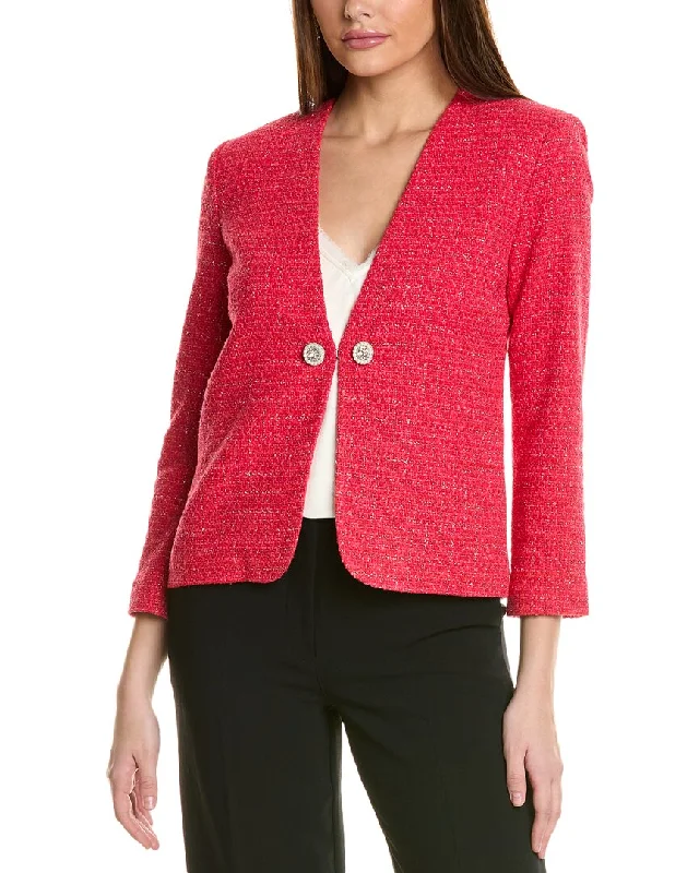 Charming Silhouette St. John Tweed Jacket