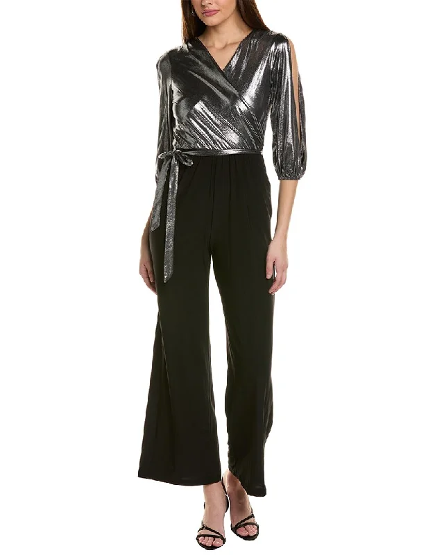 Trend Forward Threads Tash + Sophie Surplice Jumpsuit