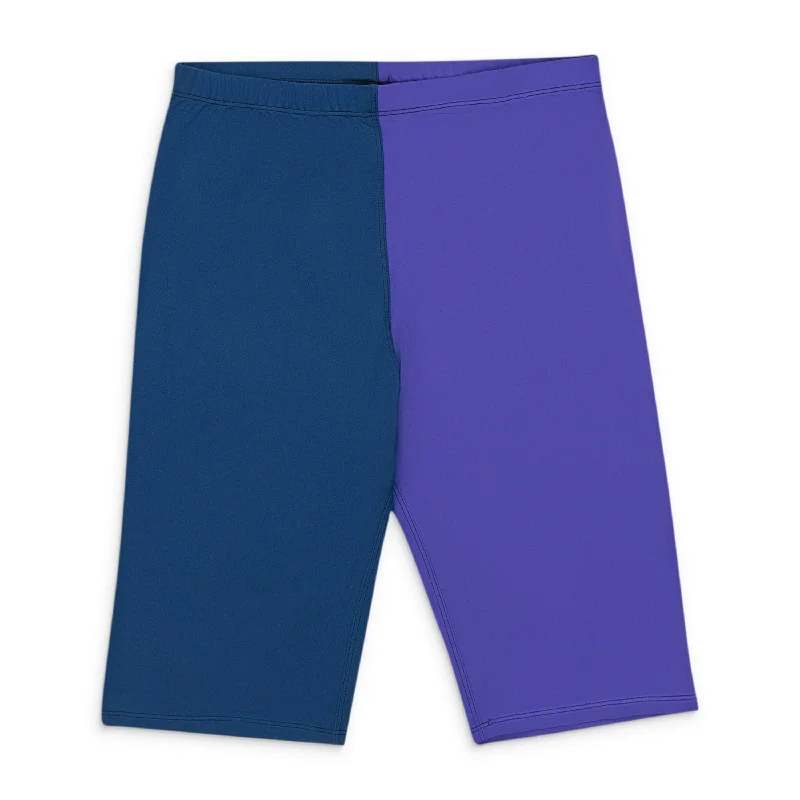 Stylish Basics CALLIPYGIAN COLORBLOCK IRIS BLUE SHORTS