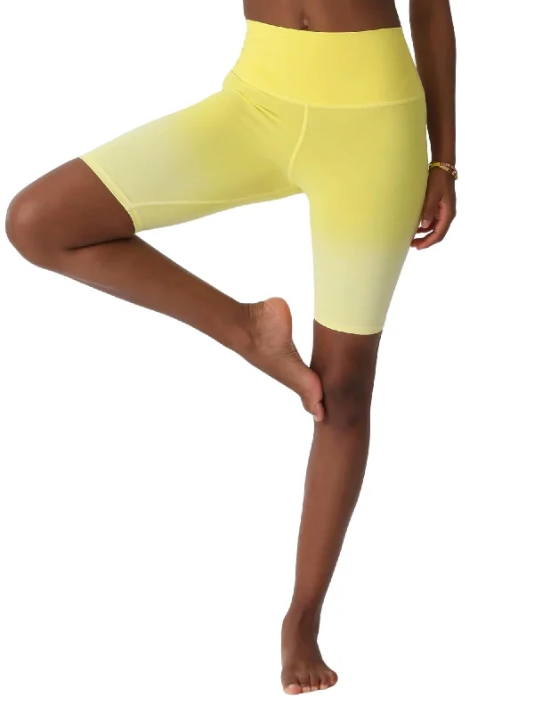 Today Only Medano Biker Short In Sunbleach Mellow Yellow