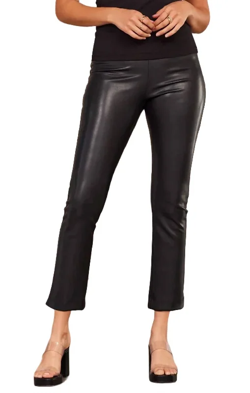 Step Ahead, Lead The Trend Burton Crop Pant In Black