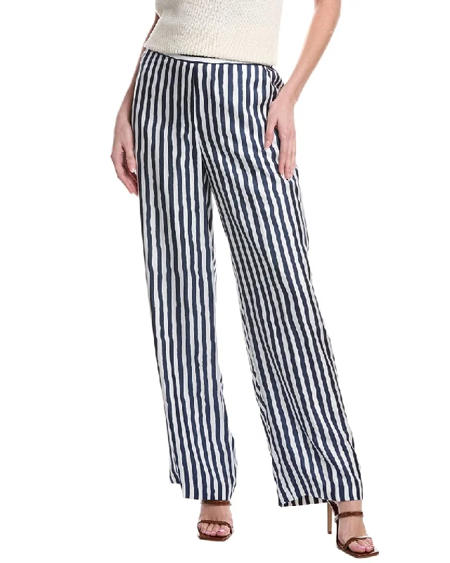 Parisian Effortless Chic Style Theory Relax Silk Pant