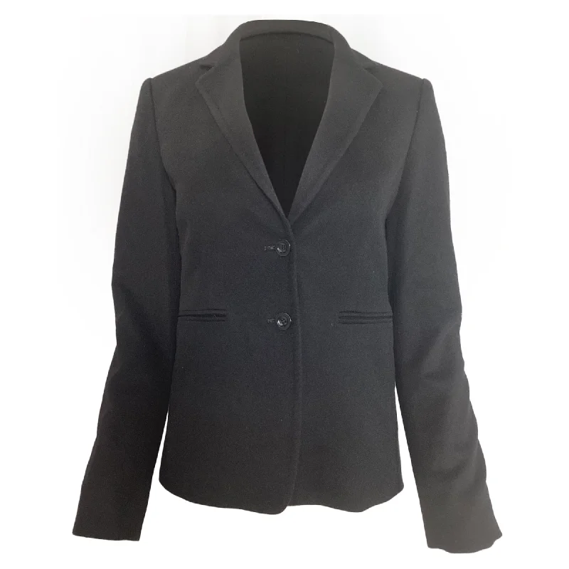 Business Casual Outfits Max Mara Single-Breasted Jacket in Black Cashmere