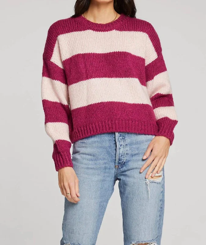 Special Occasion Wear Lexie Sweater In Berry