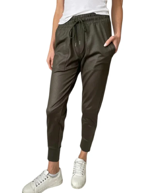 Free Spirited Fashion Headliner Jogger In Olive