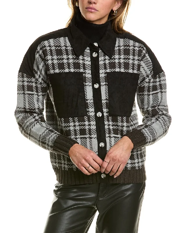 Sporty Streetwear Central Park West Rhea Plaid Shacket