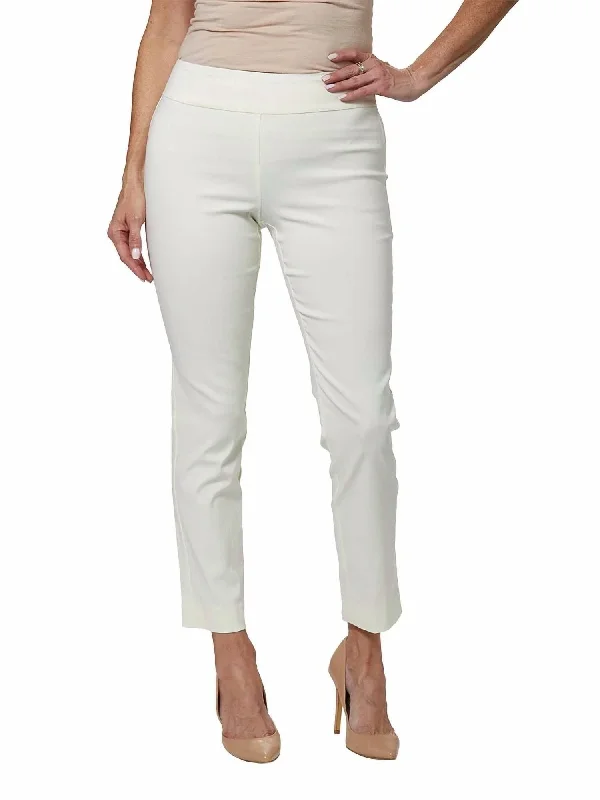 Redefining Women's Style Pull On Pant In Ivory