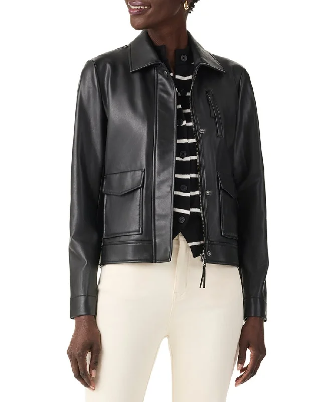 Clearance Sale NIC & ZOE Faux Leather Downtown Jacket