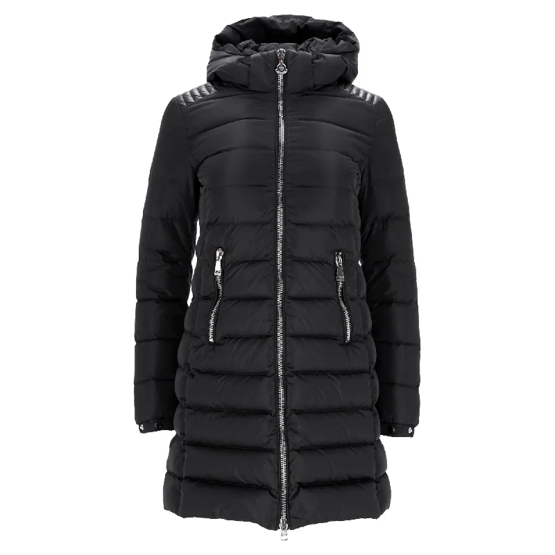 Fashion Essentials Moncler Orophin Down Puffer Jacket in Black Polyamide