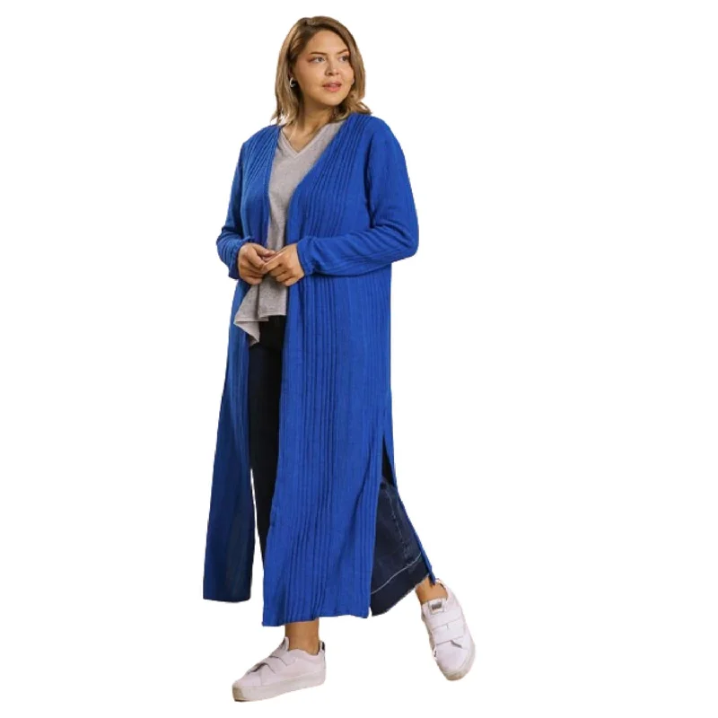 Last Chance Sale Open Front Long Body Cardigan