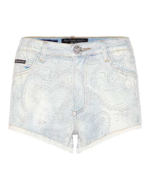 Now On Sale For Chic Urban Styles Denim Shorts Teddy Bear