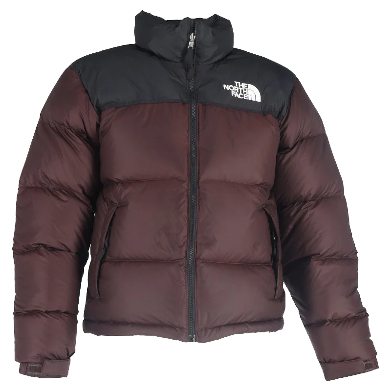 Boho Chic Fashion The North Face 1996 Retro Nuptse Jacket in Brown Nylon