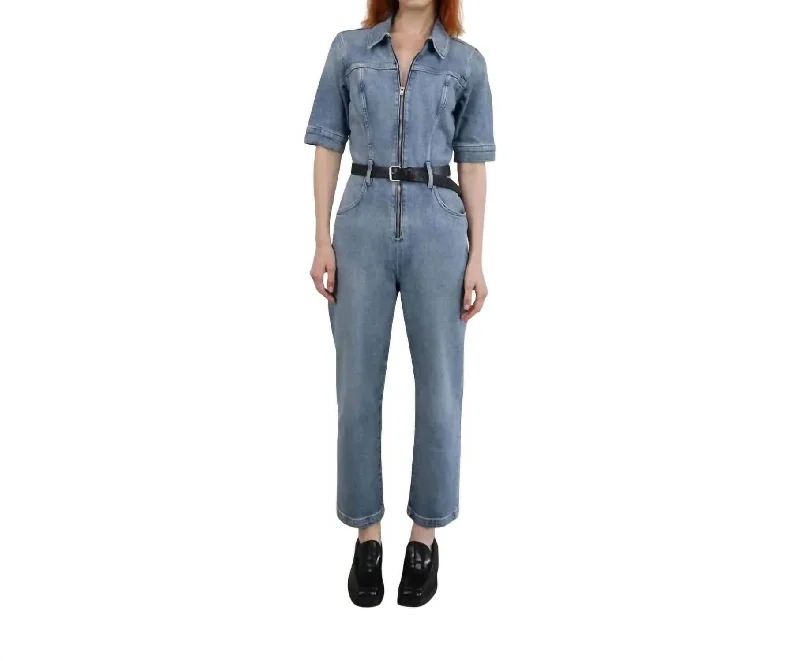 Chic Style, Always In Vogue Fayette Jumpsuit In Stellar