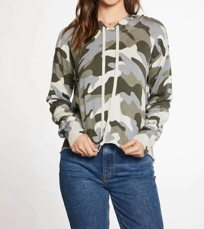 Spring Fling Sale Camo Long Sleeve Hoodie