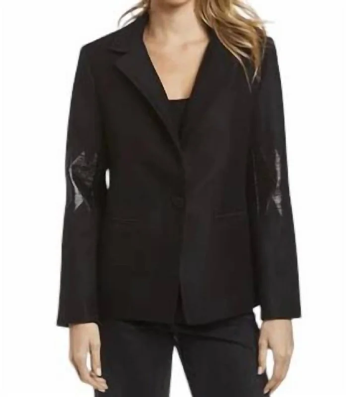 Fashion For Every Occasion Demi Jacket In Black