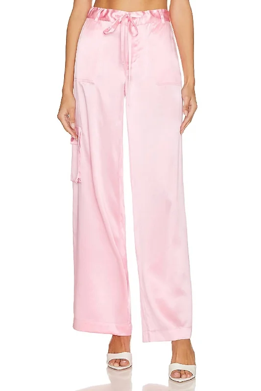 Mega Sales Cedric Cargo Pants In Sweet Pink