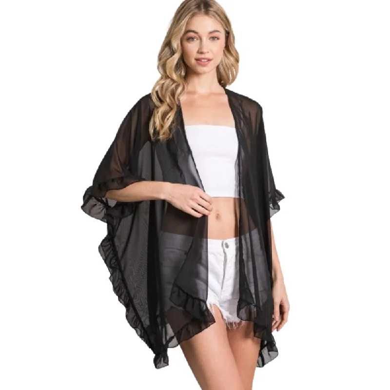 Fashionista Favorites Lightweight Sheer Shawl Cardigan