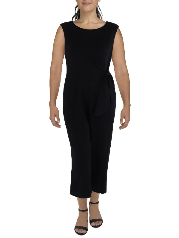 Free Spirited Fashion Womens Side tie Scoop Neck Jumpsuit