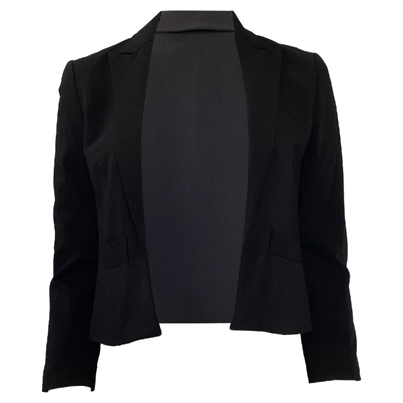 Luxe Layering Theory Blazer and Trousers in Black Wool