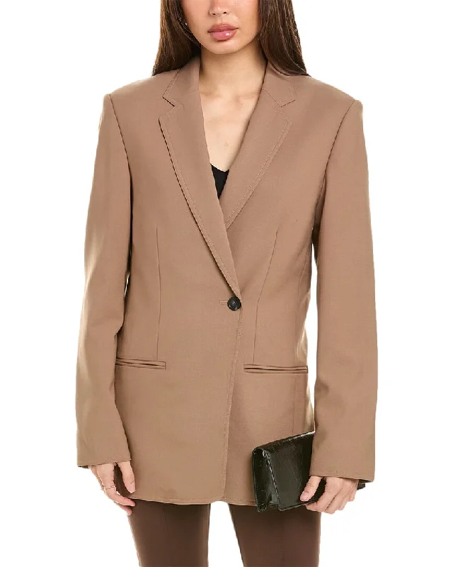 Feminine Grace Helmut Lang Wool-Blend Blazer