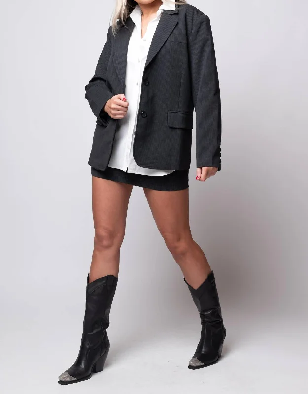 Trendy Fashion Sale Women's Laken Blazer In Charcoal