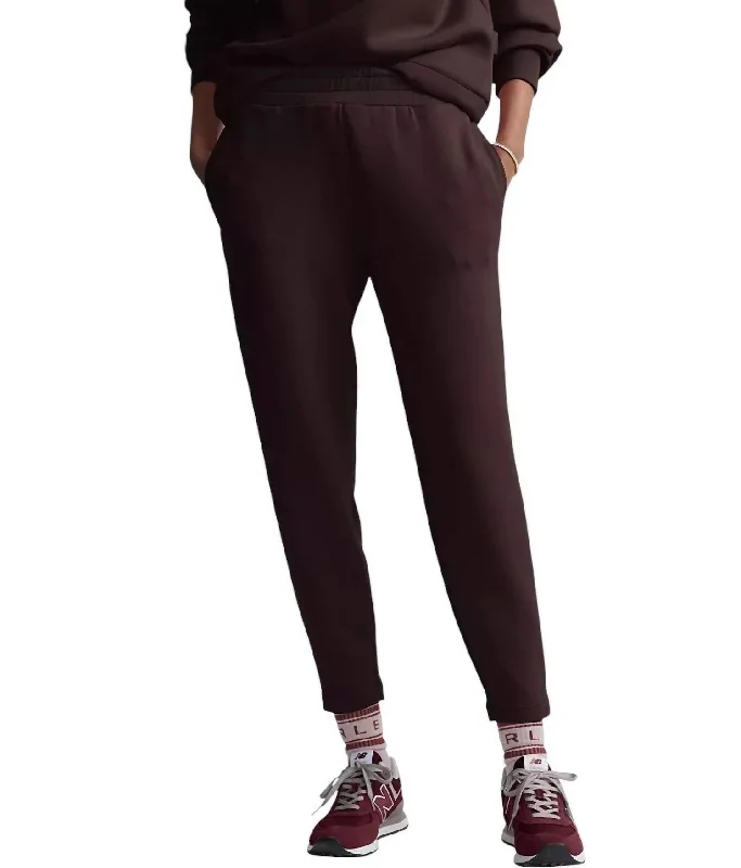 Chic Outfits Slim Zip Hem Pants In Coffee Bean