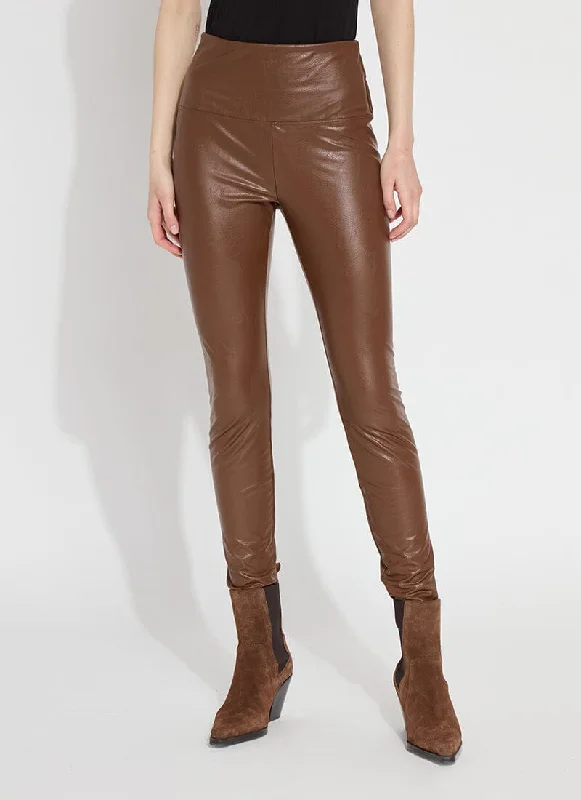 Stay Ahead In Style Textured Leather Legging (28.5" Inseam)