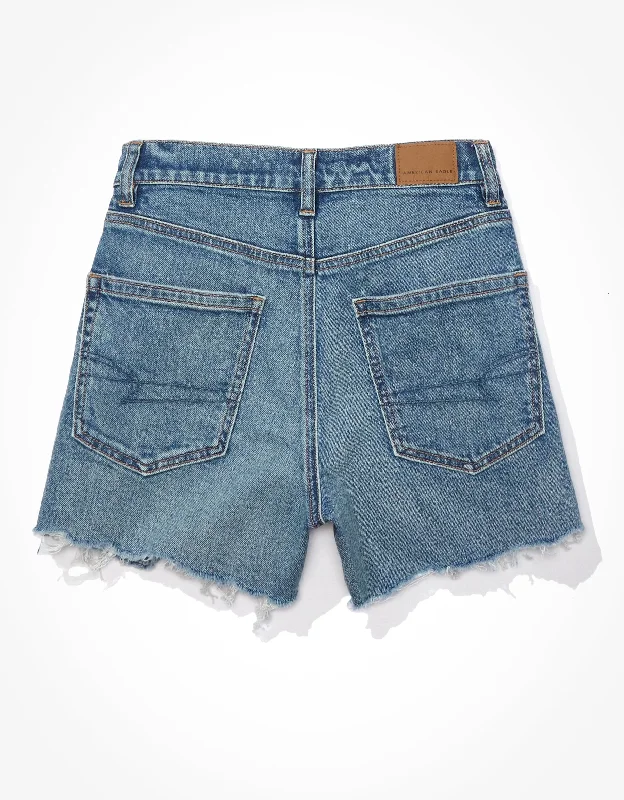 Hot Sale AE Stretch Denim Highest Waist '90s Boyfriend Short