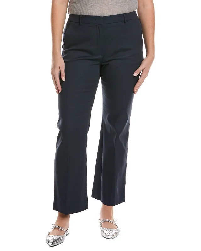 Classic Timeless Elegant Style Weekend Max Mara Plus Zeda Long Trouser